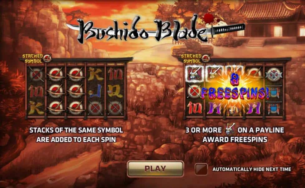 918kiss_ Bushido Blade_Slot