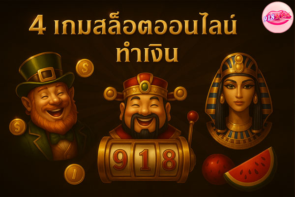 4 เกมสล็อตทำเงิน