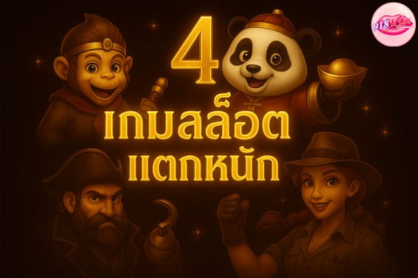 4 เกมสล็อตแตกหนัก 2025
